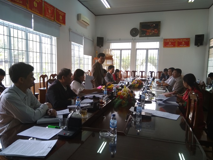 Hội nghị giao ban Cụm thi đua số 6 Tỉnh ủy Đắk Lắk