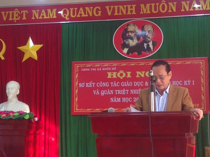 Hội nghị sơ kết hoạt động giáo dục đào tạo học kỳ I, triển khai nhiệm vụ học kỳ II năm học 2018-2019