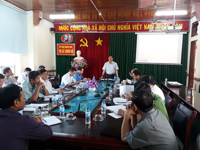 UBND thị xã Buôn Hồ triển khai nhiệm vụ phát triển kinh tế -xã hội, đảm bảo quốc phòng – an ninh tháng 03/2019