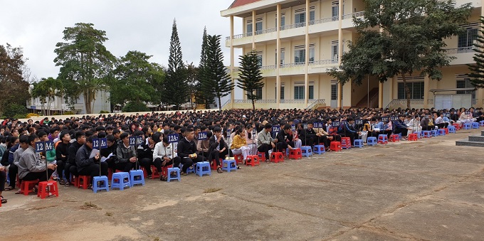 Công an thị xã Buôn Hồ đẩy mạnh công tác tuyên truyền, phổ biến, giáo dục pháp luật trong đợt cao điểm tấn công, trấn áp các loại tội phạm