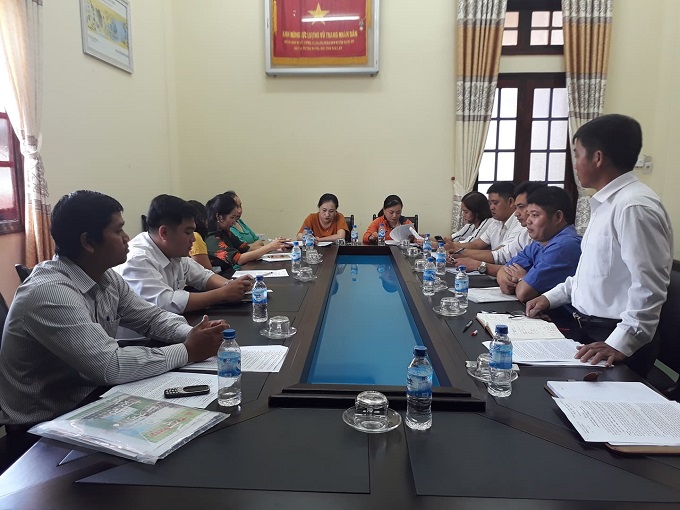 Phòng Tư pháp tổ chức họp giao ban công tác Tư pháp quý II/2019