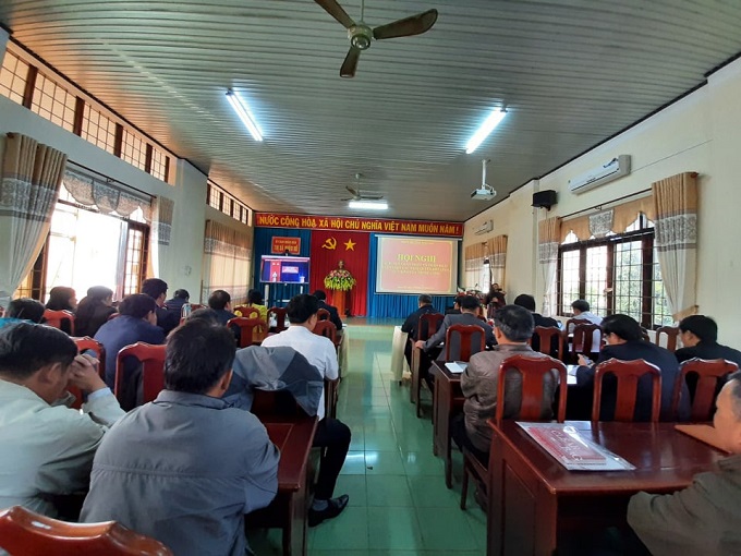 Hội nghị trực tuyến học tập, quán triệt, triển khai các  nghị quyết, kết luận, thông báo, quy định của Trung ương (đợt II/2019)