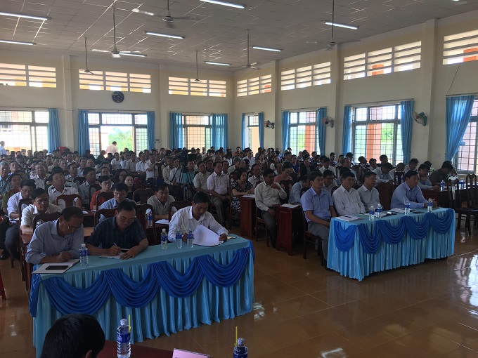 Hội nghị tiếp xúc cử tri sau kỳ họp thứ 7, Quốc hội khóa XIV tại thị xã Buôn Hồ