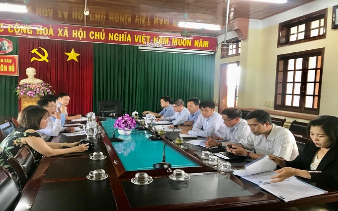 UBND thị xã Buôn Hồ làm việc với Đoàn công tác của Liên hiệp các Hội khoa học và kỹ thuật tỉnh Đắk Lắk.