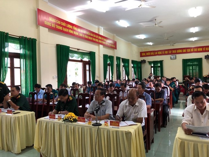 Ngày 15/8/2019, UBND thị xã tổ chức Hội nghị sơ kết 10 năm xây dựng nền quốc phòng toàn dân (Giai đoạn 2009 - 2019).