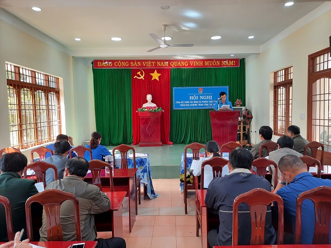 Hội nghị tổng kết công tác Đoàn và phong trào Thanh thiếu nhi thị xã Buôn Hồ năm 2019