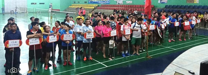 Giải cầu lông các câu lạc bộ thị xã Buôn Hồ mở rộng lần thứ II – 2019.