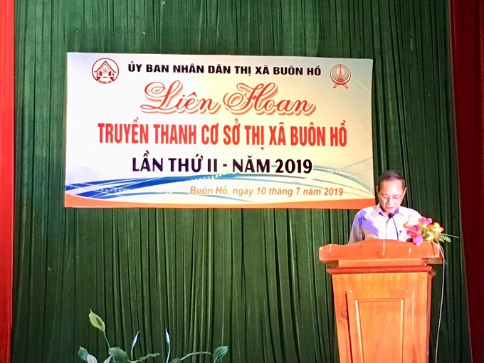 Khai mạc Liên hoan Truyền thanh cơ sở thị xã Buôn Hồ lần thứ II năm 2019