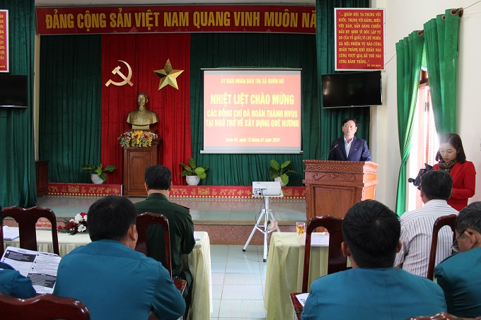 UBND thị xã Buôn Hồ tổ chức đón Quân nhân xuất ngũ trở về địa phương năm 2020