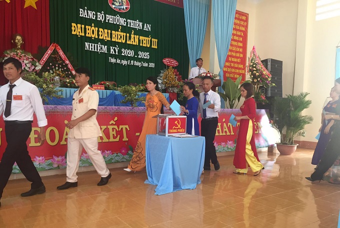 Đại hội đại biểu Đảng bộ phường Thiện An lần thứ III, nhiệm kỳ 2020-2025
