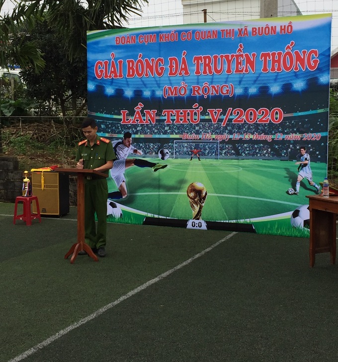 Đoàn cụm Khối Cơ quan thị xã Buôn Hồ tổ chức Giải bóng đá truyền thống Fulsal mở rộng lần thứ V – năm 2020