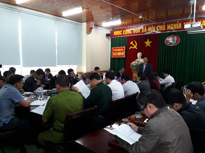 UBND thị xã Buôn Hồ triển khai nhiệm vụ phát triển kinh tế -xã hội, đảm bảo quốc phòng – an ninh tháng 12 năm 2020