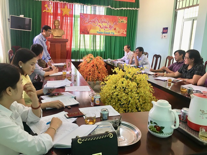 Thường trực HĐND thị xã tổ chức làm việc nắm tình hình hoạt động của Thường trực HĐND các xã, phường trên địa bàn thị xã