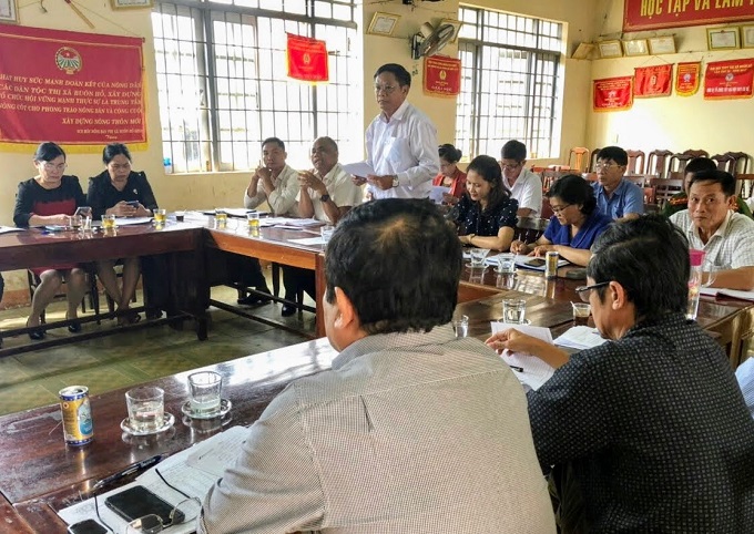 Ban chỉ đạo Chương trình mục tiêu quốc gia thị xã làm việc với xã Ea Drông về thực hiện chương trình xây dựng nông thôn mới năm 2020