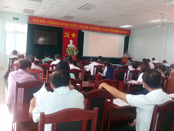 Hội nghị sơ kết công tác kiểm tra, giám sát 6 tháng đầu năm 2020