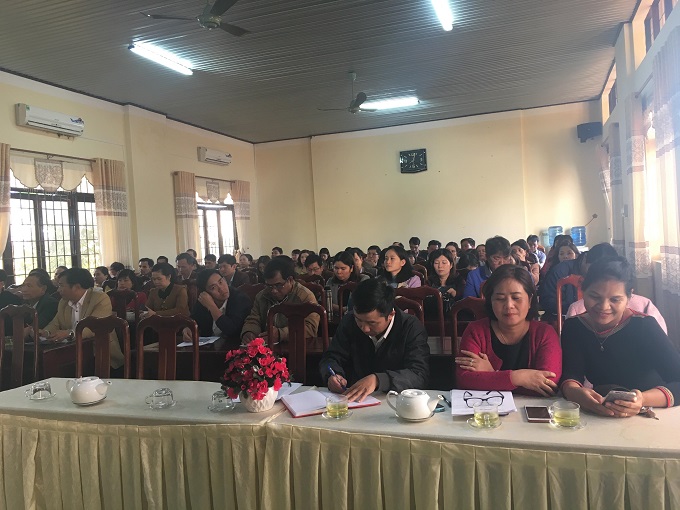 Hội nghị sơ kết hoạt động giáo dục đào tạo học kỳ I, triển khai  nhiệm vụ học kỳ II năm học 2019-2020