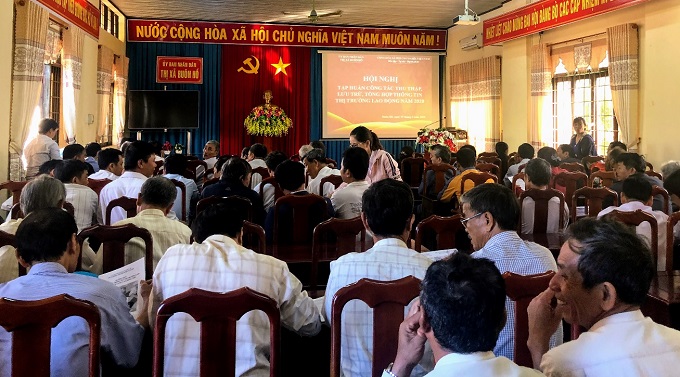 Triển khai tập huấn thu thập, lưu trữ, tổng hợp  thông tin thị trường lao động năm 2020