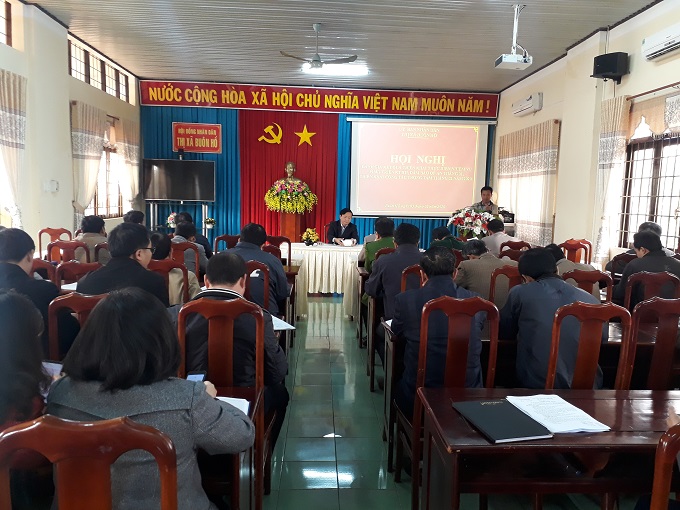 UBND thị xã Buôn Hồ triển khai nhiệm vụ phát triển kinh tế - xã hội, đảm bảo quốc phòng, an ninh tháng 2 năm 2020