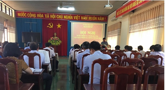 UBND thị xã Buôn Hồ sơ kết 6 tháng đầu năm 2020, triển khai nhiệm vụ 6 tháng cuối năm 2020