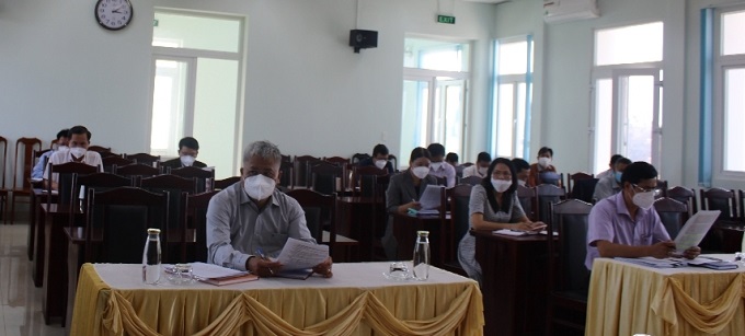 Ban Chỉ đạo phòng, chống dịch Covid-19 thị xã tổ chức họp triển khai nhiệm vụ công tác phòng, chống dịch