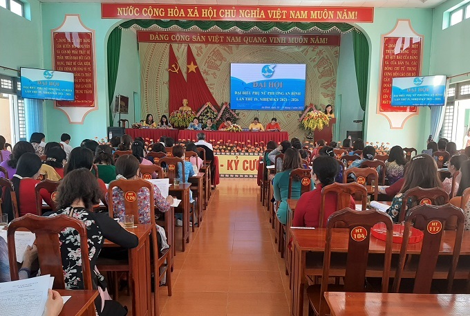 Đại hội Đại biểu Hội LHPN phường An Bình lần thứ IV, nhiệm kỳ 2021-2026.