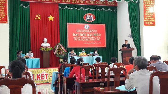 Hội Chữ thập đỏ phường An Lạc tổ chức Đại hội đại biểu Hội Chữ thập đỏ phường lần thứ III, nhiệm kỳ 2021-2026