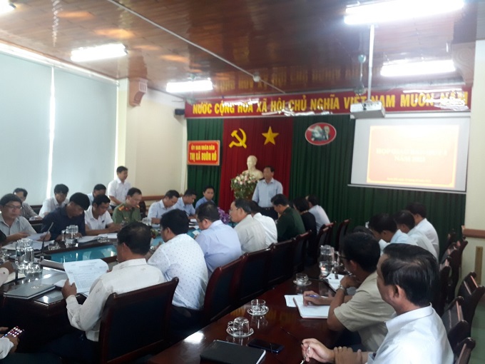 UBND thị xã Buôn Hồ họp thường kỳ quý I năm 2021