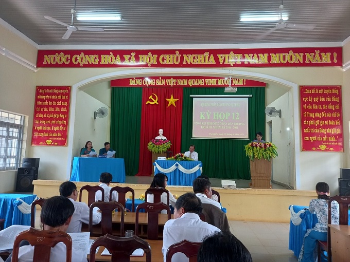 HĐND phường Đạt Hiếu tổng kết nhiệm kỳ 2016-2021