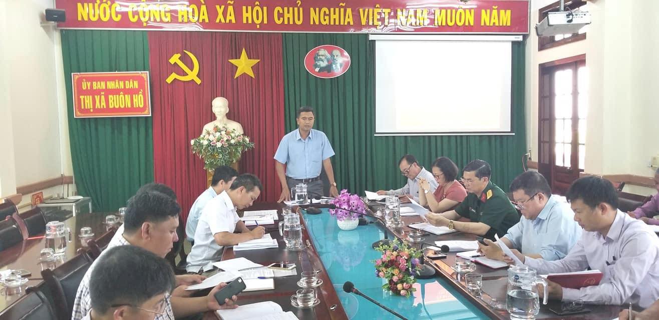 UBND thị xã tổ chức sơ kết đánh giá kết quả thực hiện Chương trình mục tiêu Quốc gia xây dựng nông thôn mới năm 2020