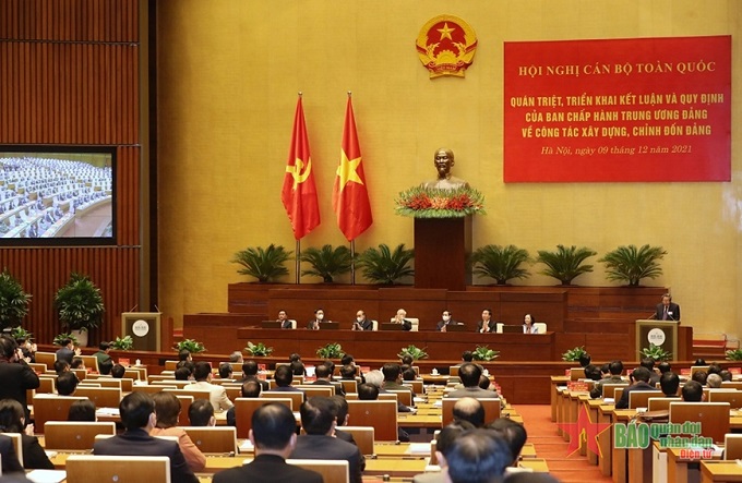 Hội nghị cán bộ toàn quốc quán triệt, triển khai Kết luận và Quy định của Ban Chấp hành Trung ương về công tác xây dựng, chỉnh đốn Đảng