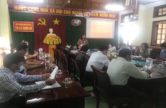 Hội nghị toàn thể Hội thẩm Tòa án nhân dân thị xã nhiệm kỳ 2021-2026
