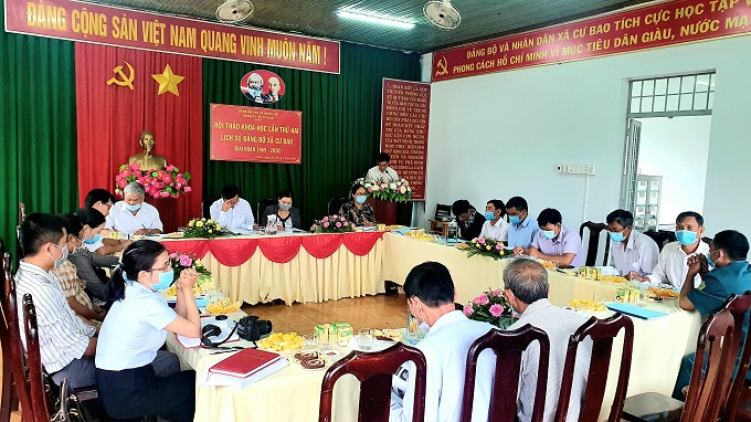 Hội thảo lịch sử Đảng bộ xã Cư Bao, giai đoạn 1965 - 2020 (lần thứ hai)