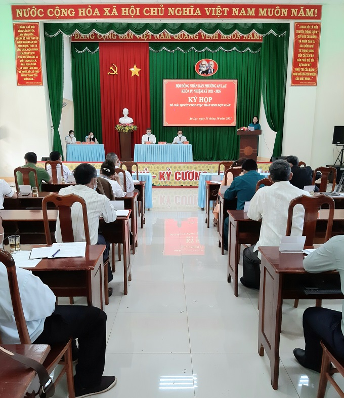 Kỳ họp giải quyết công việc phát sinh đột xuất – HĐND phường An Lạc, khóa IV, nhiệm kỳ 2021-2026.