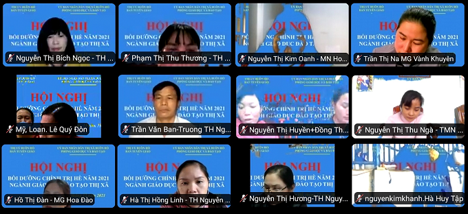 Bồi dưỡng chính trị năm 2021 cho đội ngũ cán bộ quản lý, giáo viên, nhân viên ngành giáo dục và đào tạo thị xã Buôn Hồ