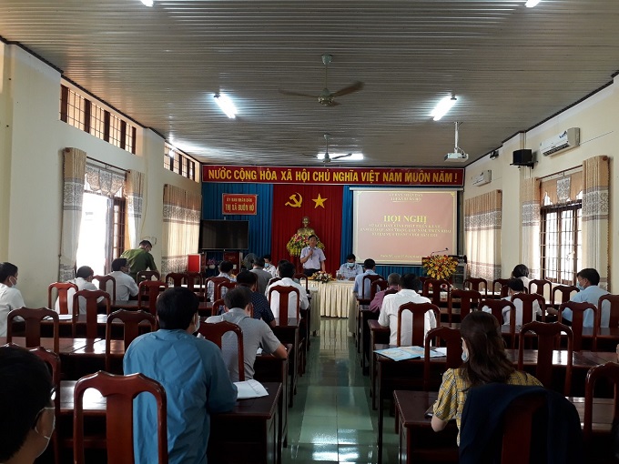 UBND thị xã Buôn Hồ sơ kết 6 tháng đầu năm 2021, triển khai nhiệm vụ 6 tháng cuối năm 2021