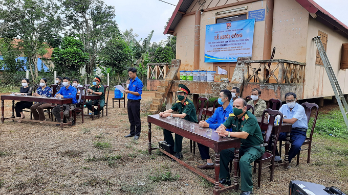 Khởi công công trình thanh niên chào mừng bầu cử đại biểu Quốc hội khóa XV và đại biểu HĐND các cấp nhiệm kỳ 2021 - 2026