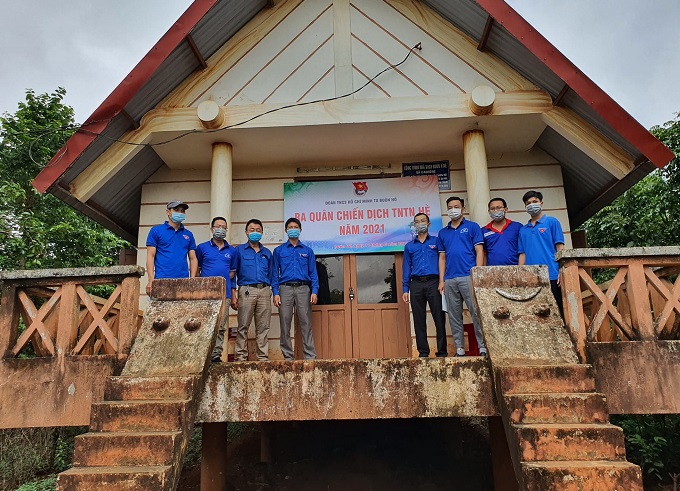 Thị đoàn Buôn Hồ tổ chức Ra quân Chiến dịch Thanh niên tình nguyện hè năm 2021