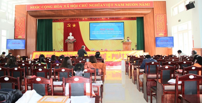 Công đoàn Cơ quan Đảng, Mặt trận, Đoàn thể tổng kết công tác công đoàn năm 2021