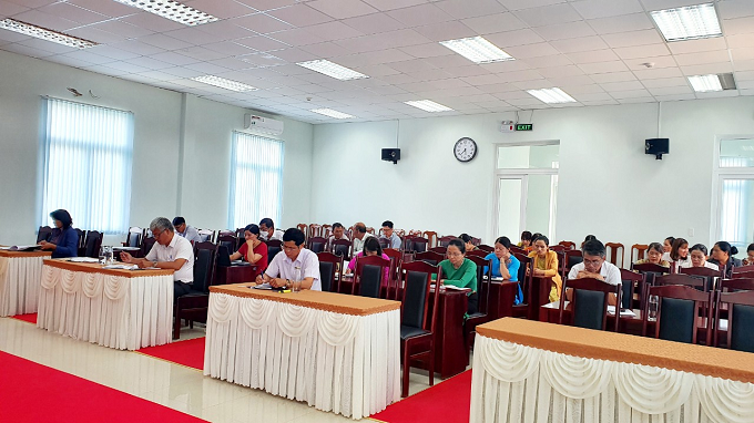 Đảng bộ Cơ quan Đảng, Mặt trận, Đoàn thể sơ kết thực hiện nhiệm vụ 6 tháng đầu năm 2022