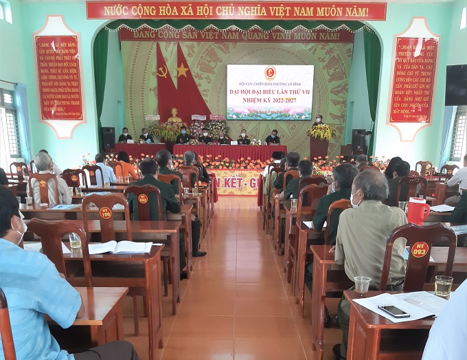 Đại hội CCB phường An Bình khóa VII, nhiệm kỳ 2022-2027.