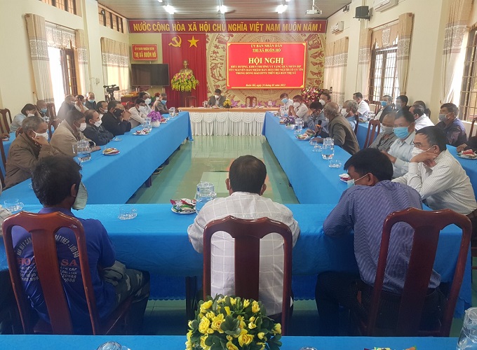 Gặp mặt người có uy tín trên địa bàn thị xã Buôn Hồ nhân dịp Tết Nguyên đán Nhâm Dần năm 2022
