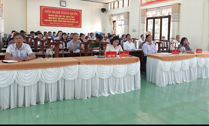 Hội nghị toàn quốc nghiên cứu, học tập, quán triệt Nghị quyết Hội nghị lần thứ 5, Ban Chấp hành Trung ương Đảng khóa XIII