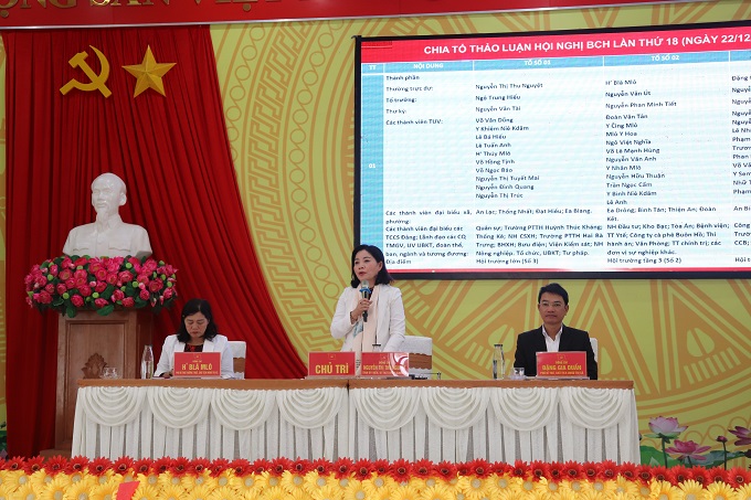 Thị ủy Buôn Hồ tổ chức Hội nghị tổng kết thực hiện nhiệm vụ năm 2022 và triển khai nhiệm vụ năm 2023
