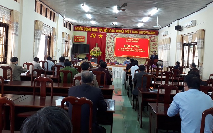 UBND thị xã Buôn Hồ tổ chức Hội nghị triển khai kế hoạch năm 2022