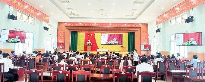 Hội nghị giao ban trực tuyến đánh giá một năm triển khai Kết luận số 01 của Bộ Chính trị