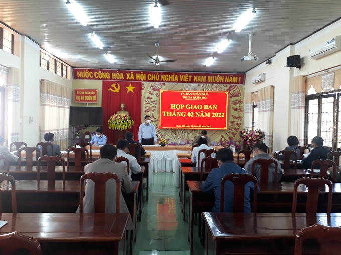 UBND thị xã Buôn Hồ triển khai nhiệm vụ phát triển kinh tế - xã hội, đảm bảo quốc phòng, an ninh tháng 03 năm 2022.