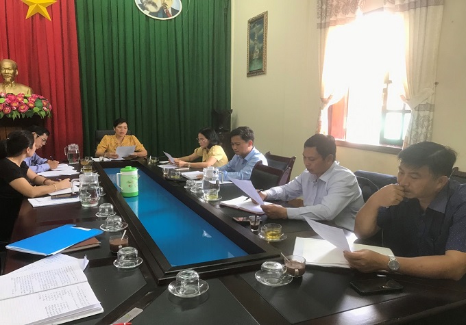 Họp liên tịch thống nhất một số nội dung kỳ họp thứ 5 của HĐND thị xã khóa IV, nhiệm kỳ 2021-2026.