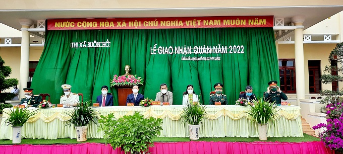 Lễ giao nhận quân năm 2022