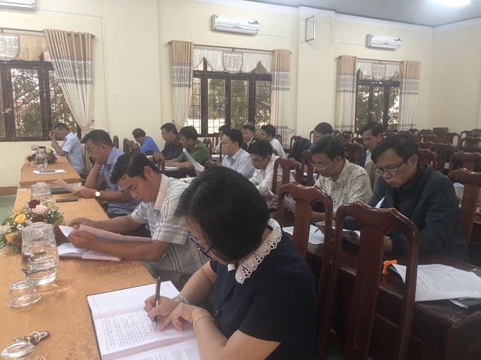 Hội nghị sơ kết hoạt động của Ban Chỉ đạo đôn đốc thu nợ và chống thất thu NSNN thị xã 10 tháng, triển khai nhiệm vụ những tháng còn lại năm 2022