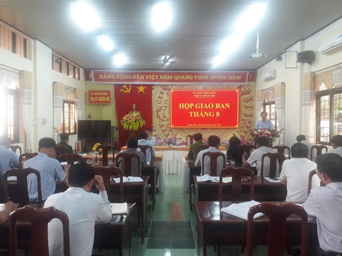 UBND thị xã Buôn Hồ triển khai nhiệm vụ phát triển kinh tế -xã hội, đảm bảo quốc phòng – an ninh tháng 9/2022